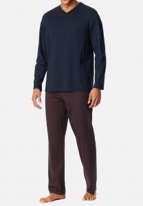 Пижамный комплект Schiesser SET, Rotbraun/Brown