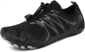 Мужские кроссовки для трейлраннинга и активного отдыха, быстросохнущие, дышащие, противоскользящие Qacksv, черный