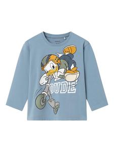 Name it Футболка с длинными рукавами «Асберг» светло-голубого цвета