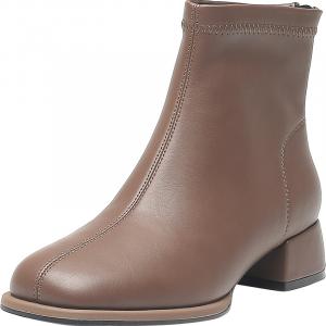 DUSTO Женские черно-коричневые полусапожки Coffee, цвет Coffee