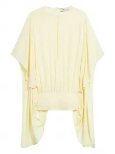 Блузка с рукавами-крылышками Blumarine, желтый
