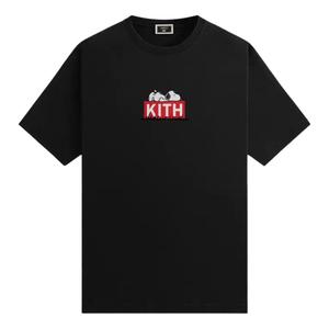 Футболка KITH For Peanuts Doghouse Classic Logo, черная