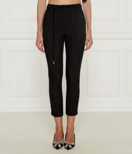 Брюки regular fit Patrizia Pepe, черный