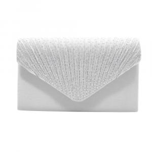 Сумочка для вечеринки, свадебная сумочка-клатч Aimoon, цвет White