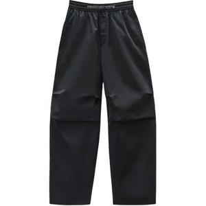 Брюки Mid Waisted с поясом Logo Alexander Wang, черный