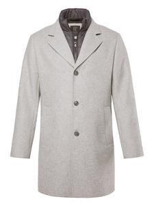 Короткое пальто пепельно-серого цвета JP1880