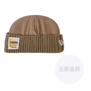 New Era Акриловая вязаная шапка унисекс коричнево-фиолетово-умбровая, Brown