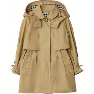 Тренч FW25 детский Burberry, sandy бежевый