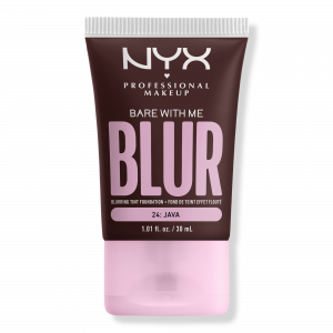 Тональная основа Bare With Me Blur Tint Soft Matte Foundation NYX Professional Makeup, 24: Java (deep rich espresso with neutral undertone)