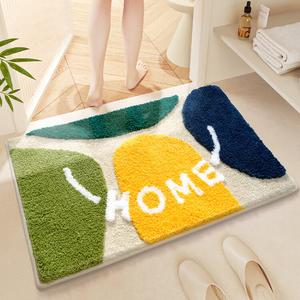 Dajiang Ковер 40x60 см для ванной, разноцветный, нескользящий, простой в уходе