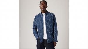 Классическая рубашка с одним карманом стандартного кроя Levi's, Lex Geo Ditsy Floral Zodiac Blue - Blue