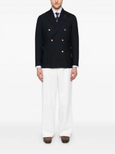 Mazzarelli рубашка в клетку, синий