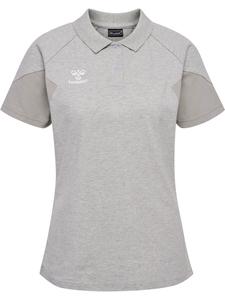 Поло Hummel Hmltravel Polo Woman, цвет LIGHT GREY MELANGE