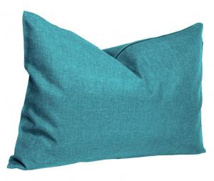 Чехол на подушку 30х50 см с текстурой бирюзовыйа, имитация льна, чехол для декоративных подушек Haus und Deko