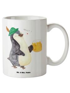 Пивная кружка XL Penguin без слов, белая Mr. & Mrs. Panda