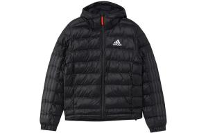 Стеганая куртка мужская черная Adidas, черный