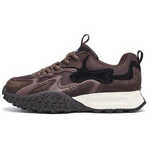 AGSDON Коричневые женские низкие повседневные туфли с высотой каблука 3,5 см, цвет Brown