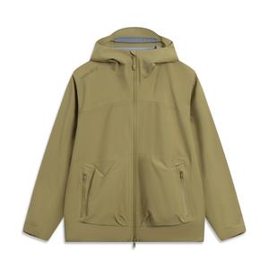 LINING Ветрозащитная влагоотводящая ветровка унисекс, Yellow Walnut Brown