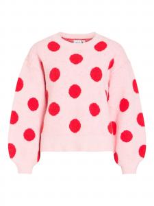 VILA Свитер 'VILUNA' в розовом цвете