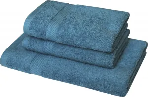 Набор полотенец Dyckhoff "Планета" 2 полотенца для рук (50 х 100 см), 1 полотенце для душа (70 х 140 см) (3 шт.), цвет petrol