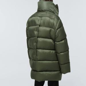 Пуховик мужской армейский зеленый Rick Owens, зеленый