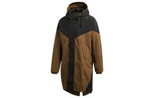 Мужская куртка Adidas Originals, цвет Black and brown color blocking