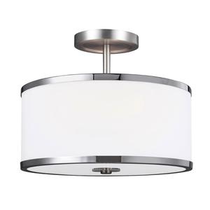Потолочный светильник Elstead Lighting, 32,4x24,1 см, хром/никельа