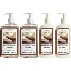 Набор для увлажняющего ухода с ароматом ароматизированный лосьон для тела 215мл+гель для душа 295мл SCENT LIBRARY