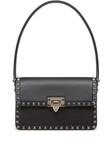 Маленькая сумка на плечо Rockstud VALENTINO GARAVANI, черный