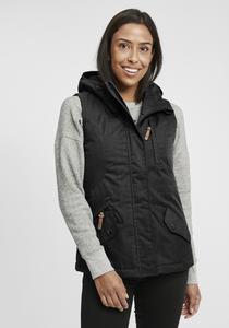 Утепленный жилет Oxmo Long, черный