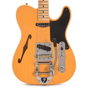 Fender Custom Shop Postmodern Telecaster Journeyman Relic, состаренный цвет «Баттерскотч Блонд» (серийный номер XN17583)