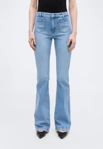Джинсы-Клеш onljudy со средним карманом Only Tall, Light Blue Denim