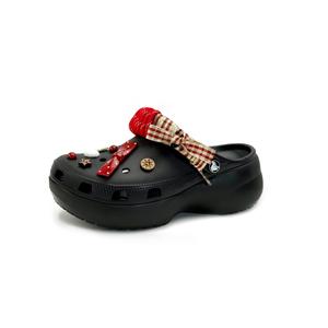 Crocs Классические туфли-сабо на платформе Clog Crush Clog унисекс, черные