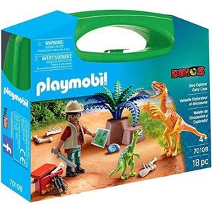 Dinos Blocks 70108 Коробка исследователя динозавров Playmobil