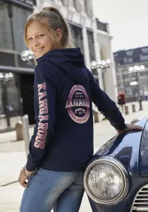 Рубашка KangaROOS с длинными рукавами из мягкого материала интерлок, цвет морской волны