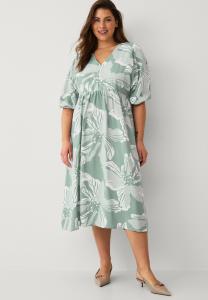 Платье Ellos Plus collection Day dress, Light Green