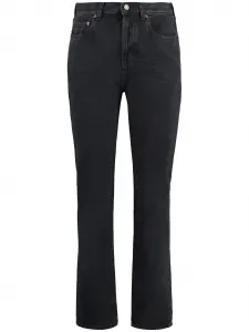 Прямые джинсы Saint Laurent, черный