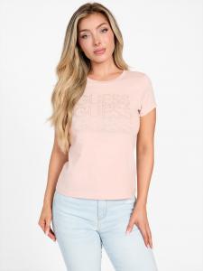 Футболка Liberty с логотипом Guess Factory, розовый