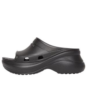 Сандалии x crocs pool slide sandals 'black' Balenciaga, черный
