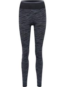 Леггинсы Hummel Tights Hmlmt Yoga Damen, цвет BLACK/ASPHALT MELANGE