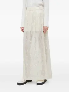 Макси-юбка с пайетками Herskind, нейтральный