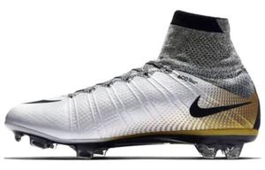 Футбольные кроссовки унисекс Nike Mercurial Superfly 7, белый/серый
