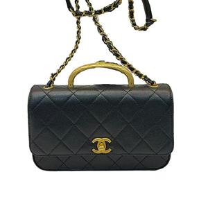 CHANEL Женская черная сумка на одно плечо