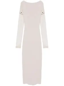 Платье макси Grazia SPORTMAX, серый