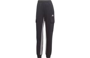 Трикотажные спортивные штаны женские черные Adidas