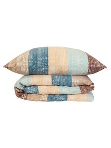 Schiesser Комплект постельного белья из перкаля бежевого/бензинового цвета