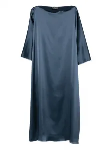 Миди-платье Laura с вырезом лодочка Gianluca Capannolo, синий