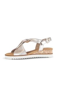 Босоножки на танкетке Gabor, бежевый