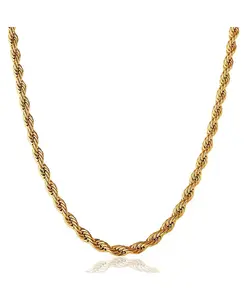 Мужское ожерелье из цепочки-веревки золотистого цвета - 22 дюйма Lucky Brand, gold