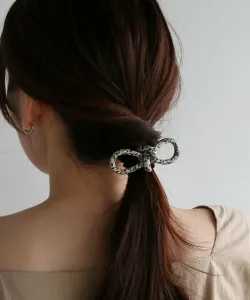 Резинка для волос из ацетатной ленты Colleca La, цвет Ivory